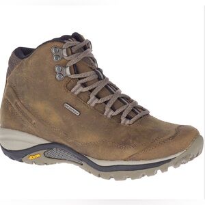 Merrell Siren Traveller 3 Mid Waterproof Brindle/Boulder Leather Sz 9 NEW NWOB